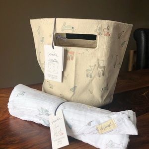 Pehr Pint Basket & Swaddle